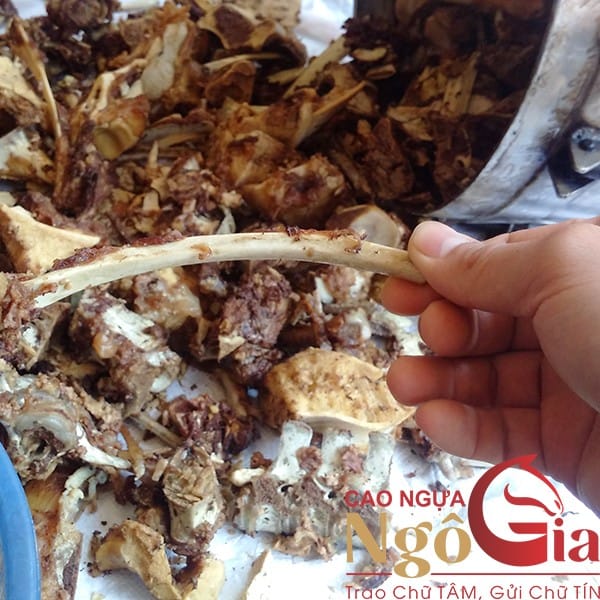 Cách Nấu Cao Ngựa Bạch Gia Truyền Và Những Điều Cần Biết 3 Đun xương ngựa để loại bỏ thịt ra khỏi xương