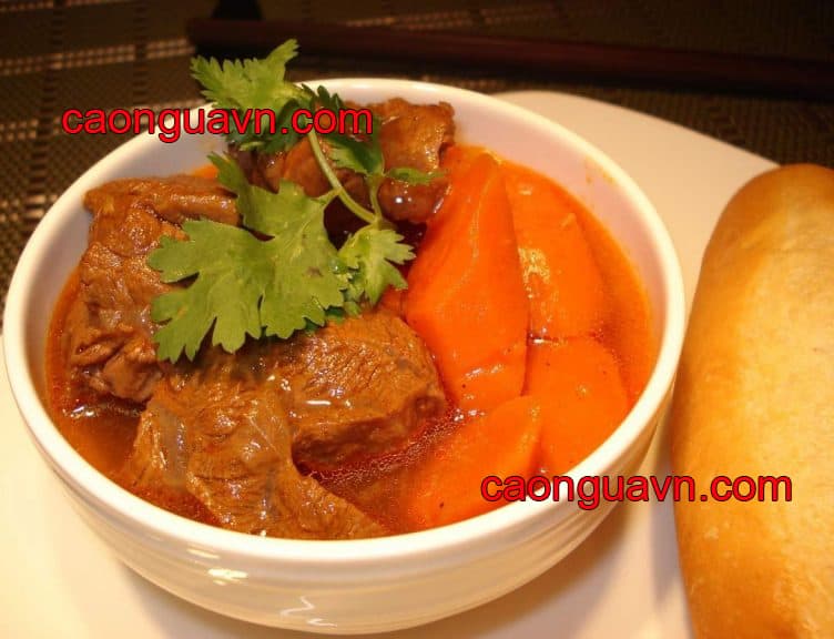 Cách Làm Món Thịt Ngựa Nấu Sốt Vang Ngon Đúng Vị 3 Thịt ngựa sốt vang