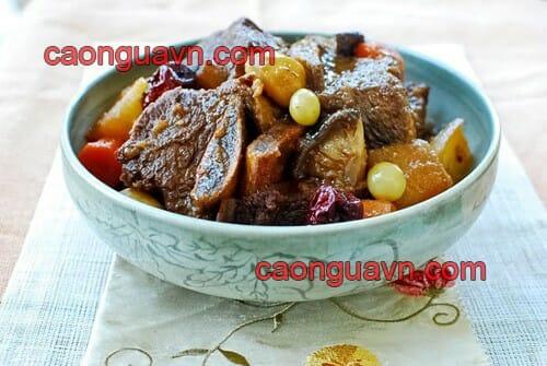 Thịt Ngựa Nấu Món Gì Ngon? Xem 15+ Món Ngon Từ Thịt Ngựa 6 Thịt ngựa hầm nấm