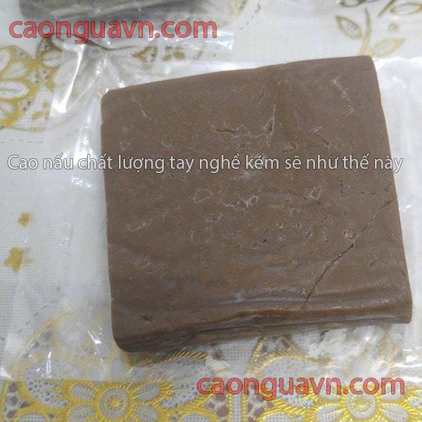 Hướng Dẫn Cách Nấu Cao Mèo Đen Từ Công Ty NGÔ GIA 6 Hình ảnh cao mèo chất lượng kém