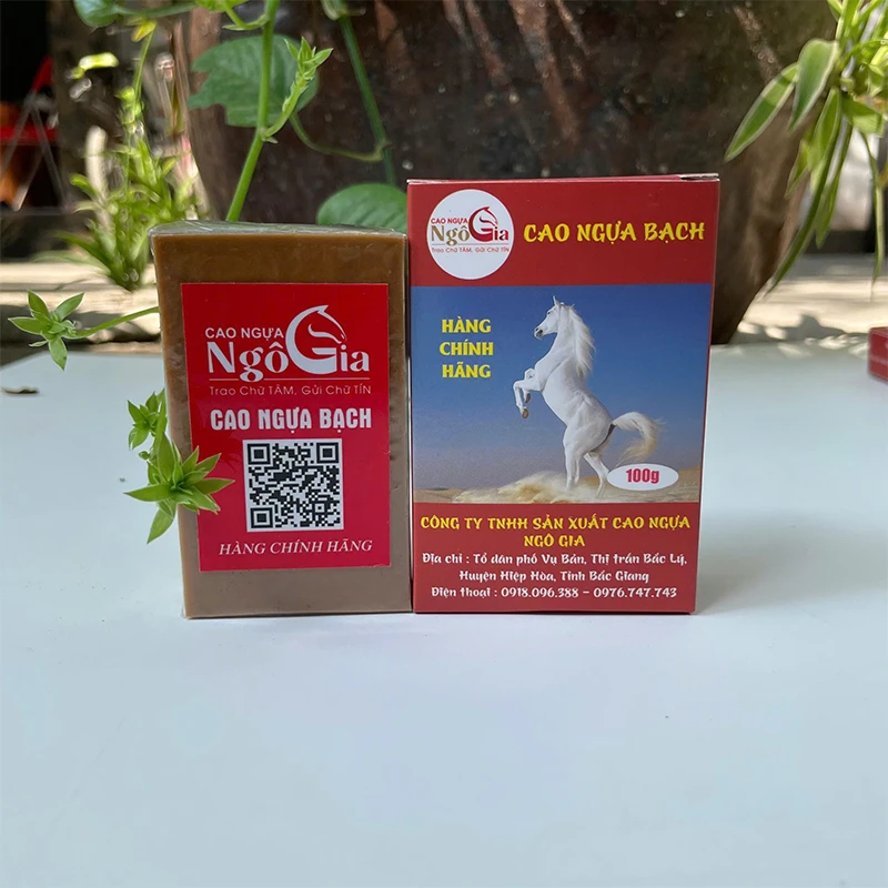 Cao Ngựa Bạch Mắt Đỏ Nguyên Chất Chính Hãng Giá 1.2tr 18 Cao ngựa bạch