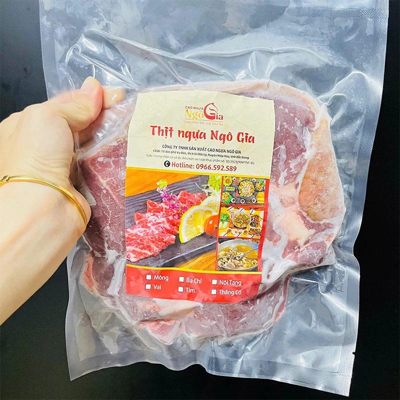 Thịt Ngựa Bạch Tươi Ngon Loại 1 Tại Hà Nội Giao Trong Ngày 9 Giá thịt ngựa tươi