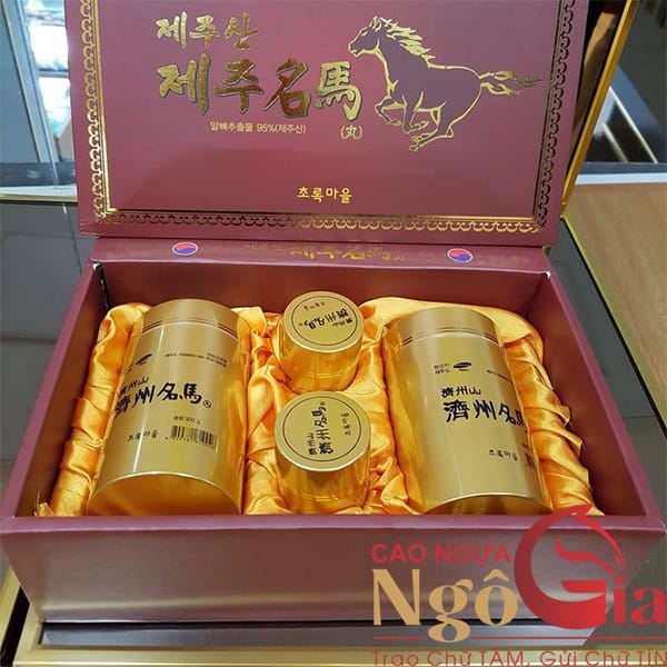 Cao Ngựa Hàn Quốc giá bao nhiêu, so sánh với cao ngựa Việt Nam 1 Cao xương ngựa đảo Jeju Hàn Quốc