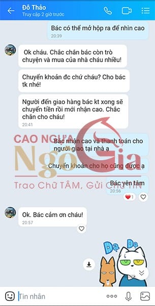 Cao Ngựa Bạch NGÔ GIA - Thương Hiệu Nổi Tiếng Quốc Gia 24 Feedback của khách hàng về cao ngựa Ngô Gia