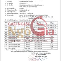 Cao Mèo Đen NGÔ GIA Chính Hãng Nguyên Chất Giá 450.000đ 7 kiem nghiem cao meo ngo gia