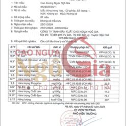 Cao Ngựa Thường NGÔ GIA Xương Nguyên Chất Giá 300K 8 Kiểm nghiệm cao ngựa thường Ngô Gia