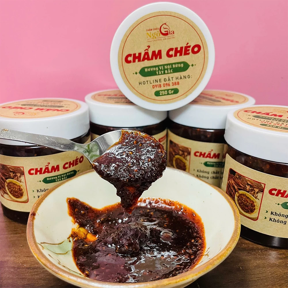 Chẩm Chéo Ướt Ngô Gia Hương Vị Tây Bắc Hũ 250g 4 mua cham cheo o ha noi